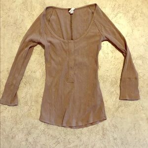 Free People Tan Top Size Xs